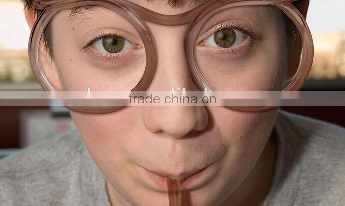 NBRSC Creative Plastic Drinking Glasses Straws for Kid Flexible Glass Straw For Drinking