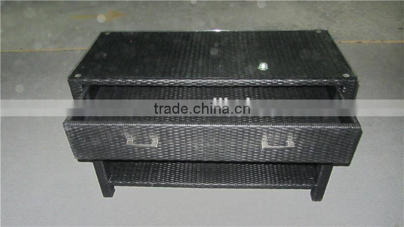 China Manufacturer Garden Outdoor Accessory Rattan Cabinet