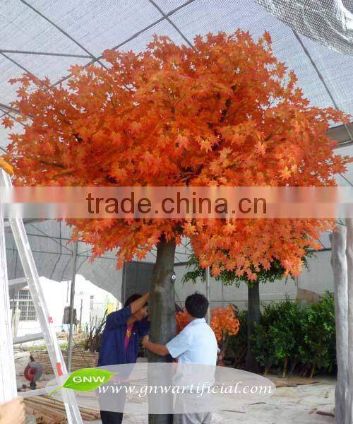 GNW BTR1086 red leaf maple tree for waiting room decoration hot sales in Guangzhou