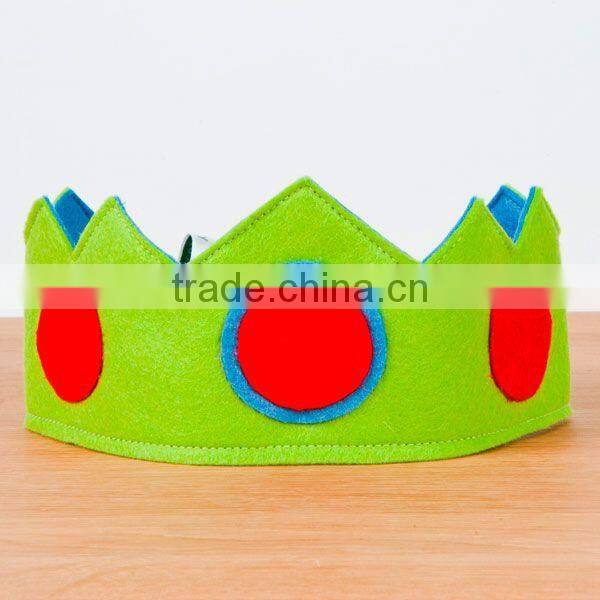 2017 new product hot sale wholesale China handmade party supply decoration kids design eco felt dental crown remover headband