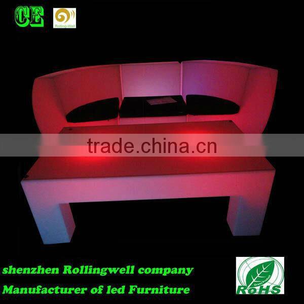 plastic led lighting Table For Pub