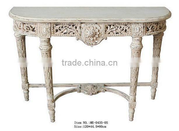 Art Deco Hand Painted Furniture Console Table For Sale