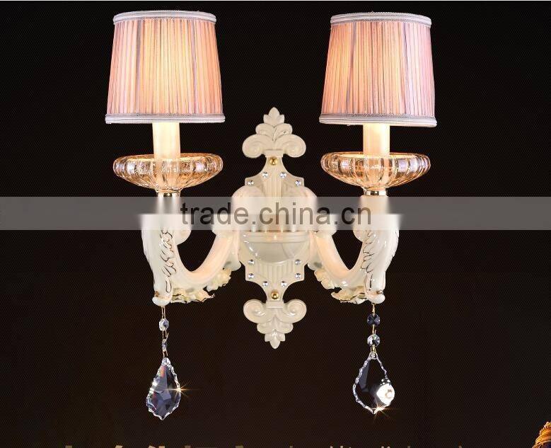 ZG202 Momoda luxury decorations French style ceramic Cream white living room bedroom villa big lighting chandelier pendant lamp