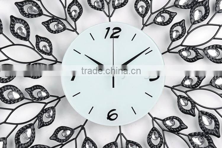 2016 Best selling fashion metal decorative wall clock