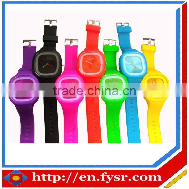 colorful silicone cheap watch for kids