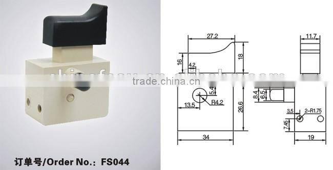 New Dust Proof power tool spare parts, power tool switch trigger switch 043-03