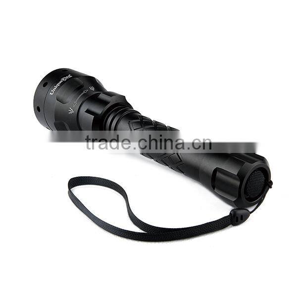 Uniquefire 850nm ir torch light uf 1406 with 50mm zoom lens
