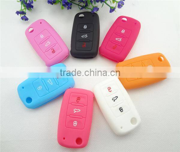 Silicone Protecting Key Car Case Fob Holder for Teana