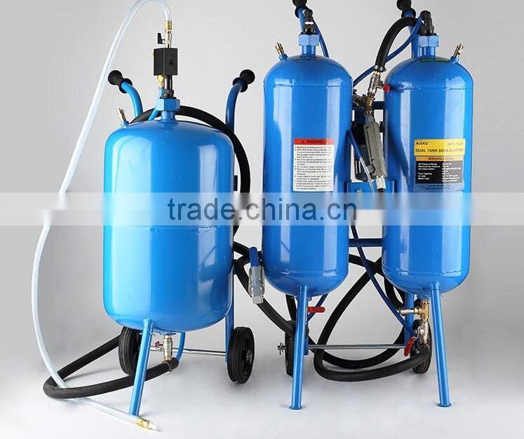 Dual Mini Sandblasting Machine For Rusty Cleaning