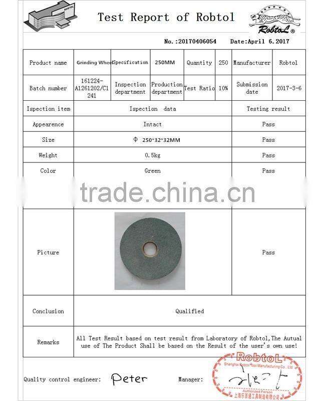 250mm Bench Grinding Wheel bench grinder Abrasive Disc Metal Stone Vitrified Ceramic Bond Silicon Carbide Aluminium Oxide