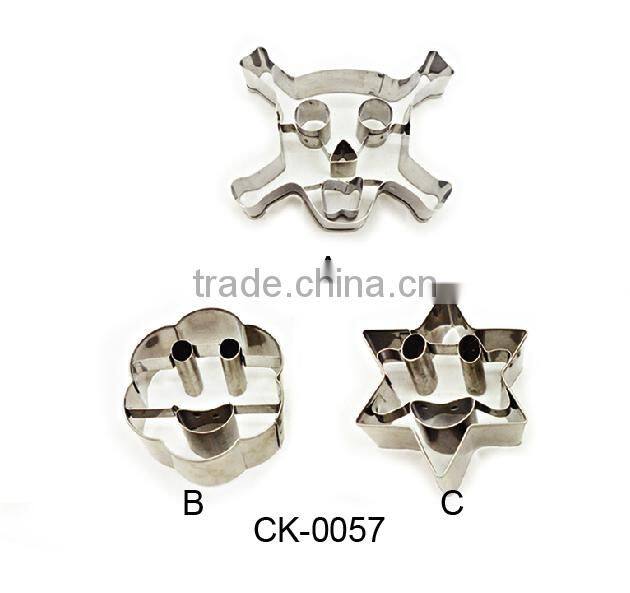 3 pcs Bakeware Cute Cookie Cutter