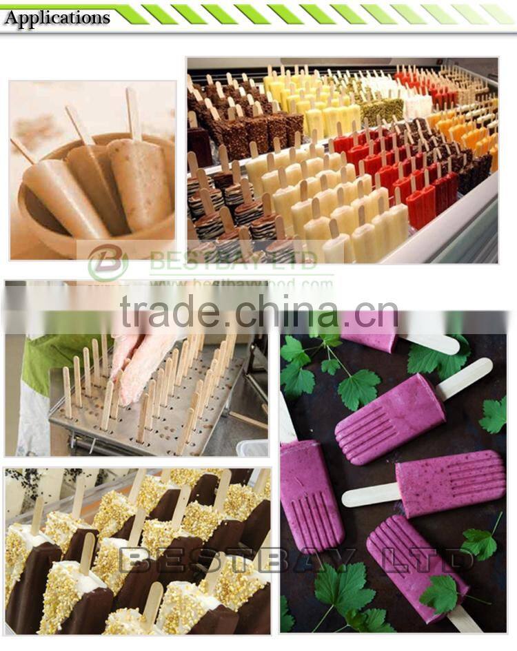 Custom branded wooden popsicle stick