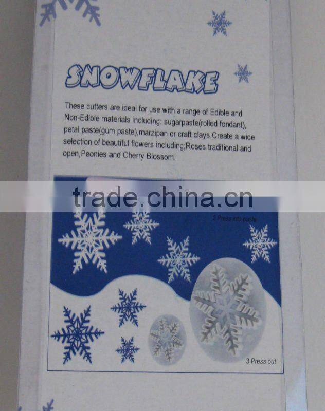 snowflake cutters bakery tools
