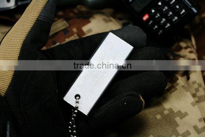 Survival Camping Hiking Emergency Fire Starter with KeyChain