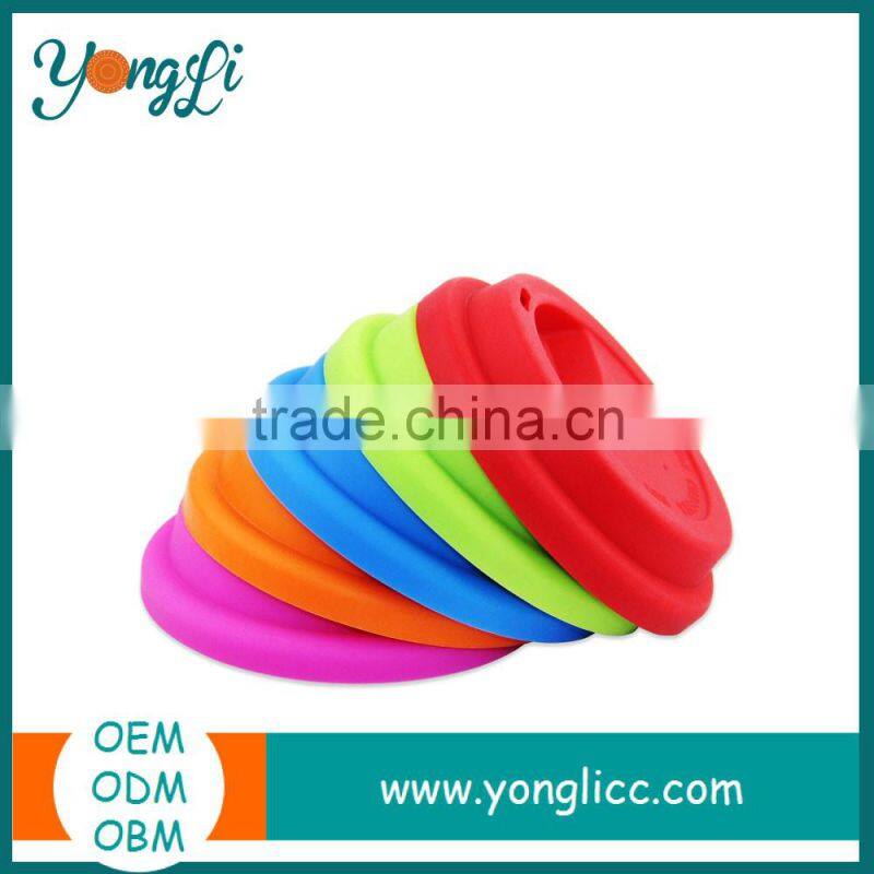 BPA Free Ceramic Coffee Tumbler Mug with Lid 5-Piece Silicone Lid and Sleeve for Cup