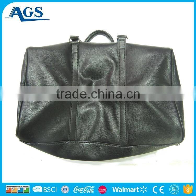 Professional direct custom logo lady tote bag in black