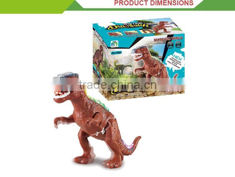 High quality electric plastic kids battery operated toy cartoon dinosaur