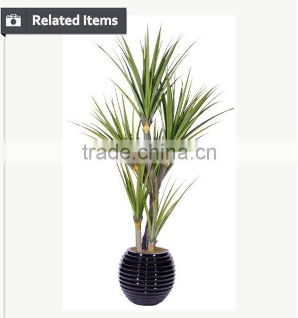 Artificial indoor bonsai tree bamboo tree ficus houseplants for hall decoration