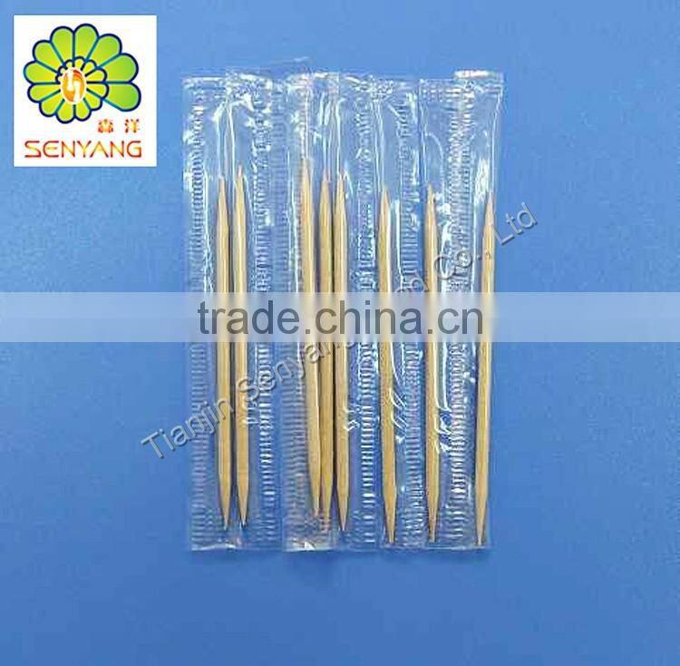 skewer fancy angled colored decorative wooden toothpick