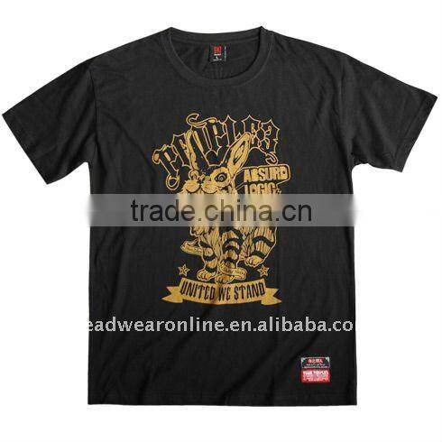 cotton o-neck t shrits with printing