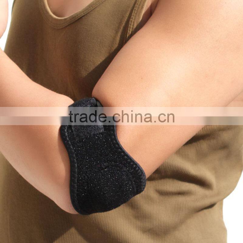 Adjustable custom sports gel elbow tennis brace support