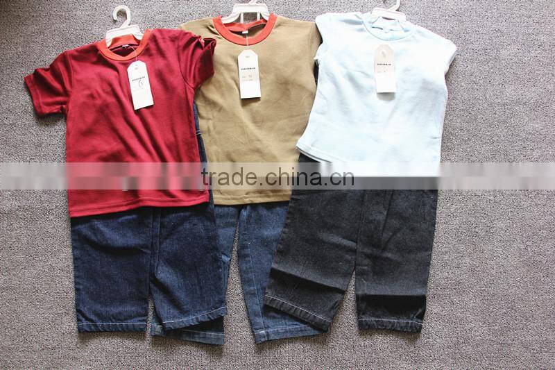 kids garments set child clothing for children 2015