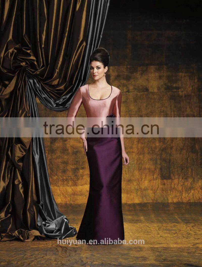 long sleeve mother of the bride enening dress