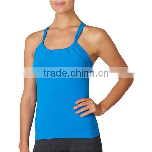 Ladies tops latest design clothing women yoga tank top