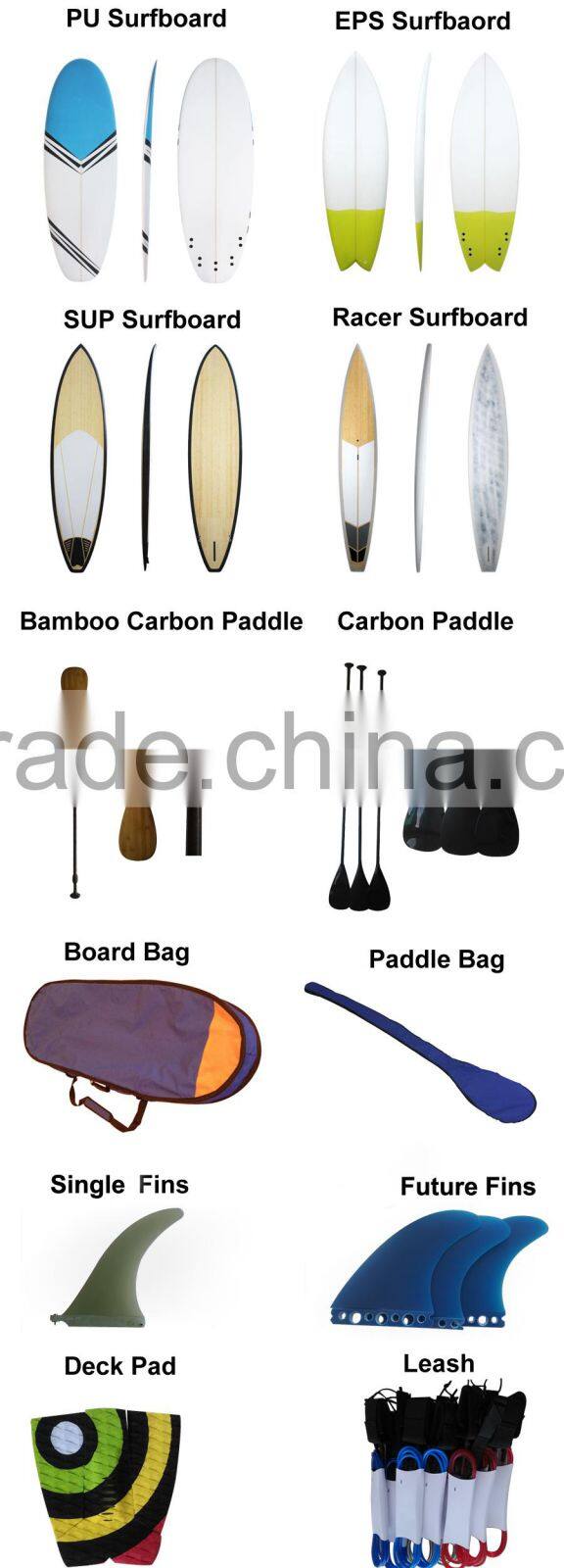 SUP Fiberglass Stand Up Paddle Board Pupular Hot Sale Surf Brand Paddle Board