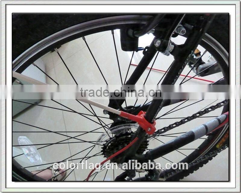 kids safety bicycle flag with pole