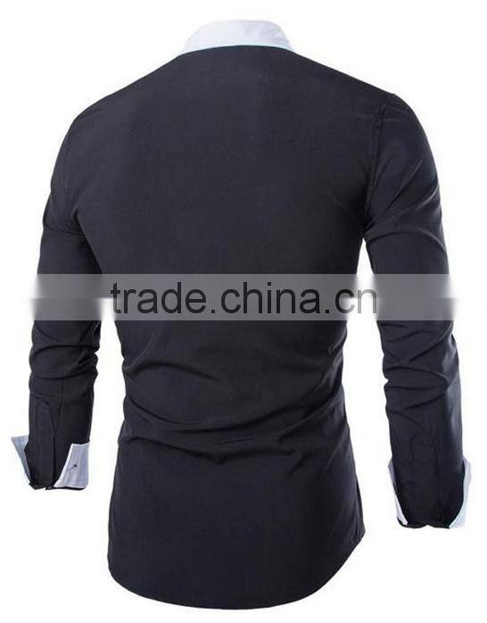 Formal casual suits men slim casual long sleeve shirt