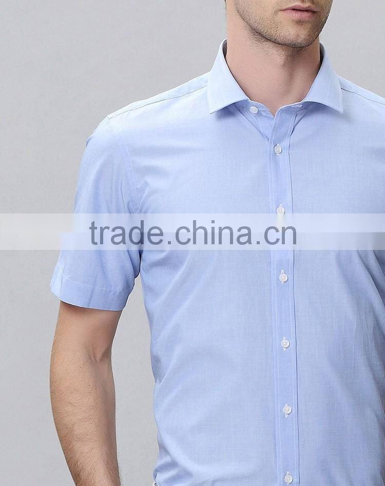 Wholesale slim fit t shirt for men light blue t shirt