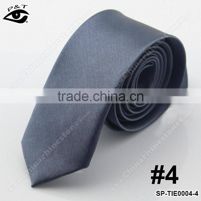 24 Colors Wholesale 100% polyster skinny ties for men skinny Men neck tie custom neckties fabric bow ties