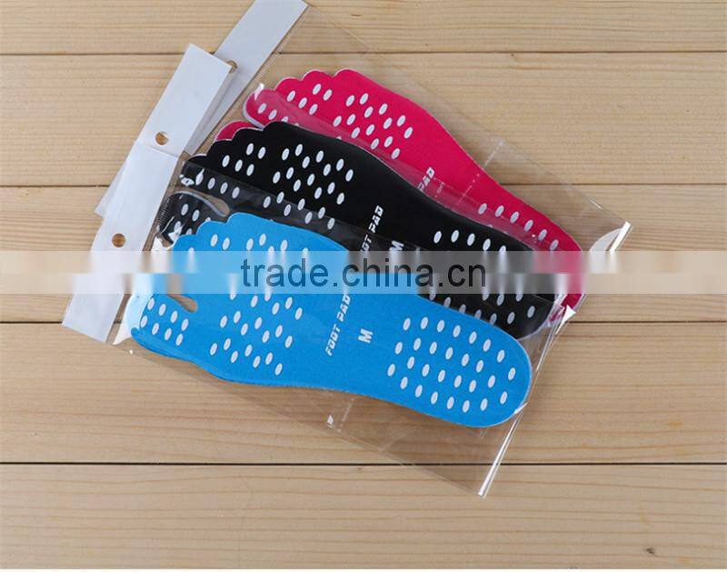 flexible anti-slip NAKEFIT Stick-on Soles Adhesive Foot Pads Feet Sticker Flexible Feet Protection anti-cutting sticky pads