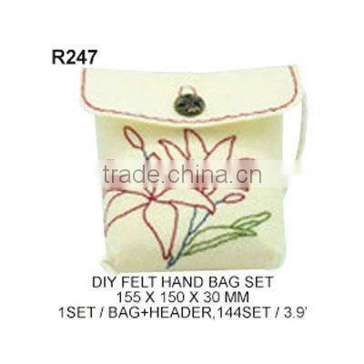 (R249) DIY FELT HAND BAG SET