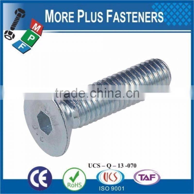 Made in Taiwan DIN 7991 Hexagon Socket Countersunk Head Screw DIN 7991
