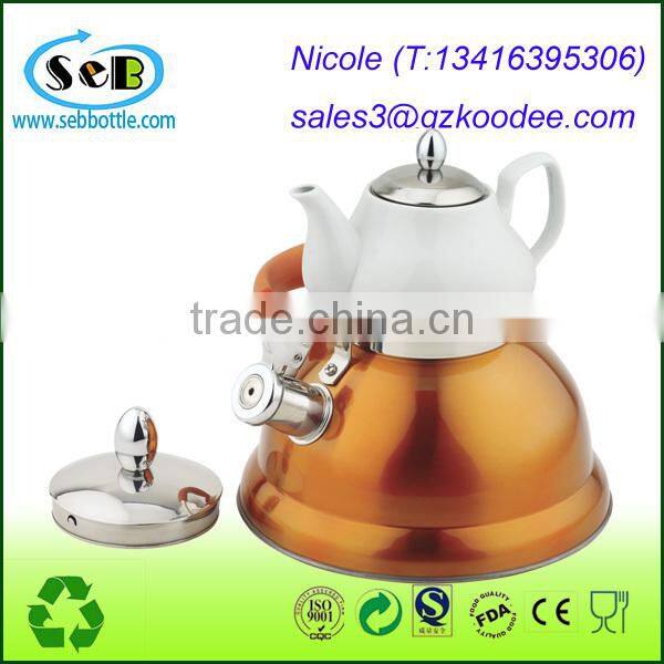 Stainless Steel Tea Kettle with Copper Capsule Bottom