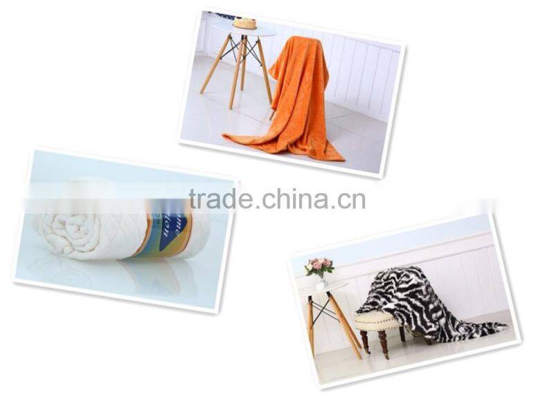 2017Best selling Euro-market Flannel Shaved Blanket