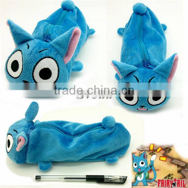 Wholesale Pencil bag for kids Fairy Tail pencil case Plush pencil box Fairy Tail toy dolls design pencil box