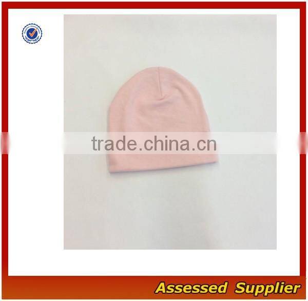 ZT1028 Soft 100%organic cotton infant baby hat/ Hospital newborn baby solid caps