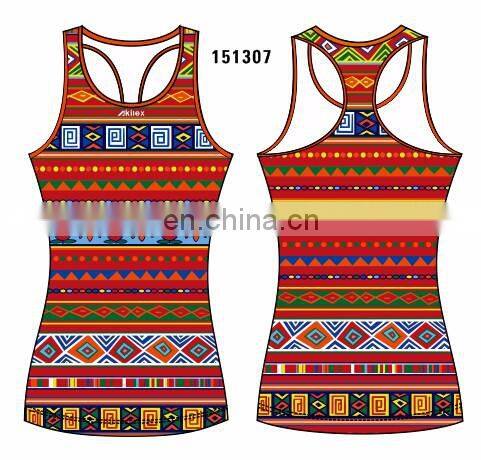2016 Customize dryfit women running vest