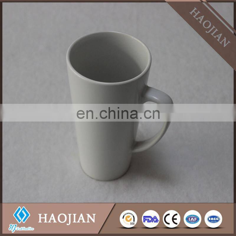 16oz v shape tea or beer mugs for sublimation ,ceramics coffee cups with custom printing