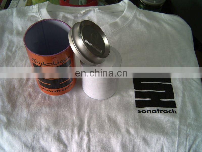 colorful tin can compressed t-shirt