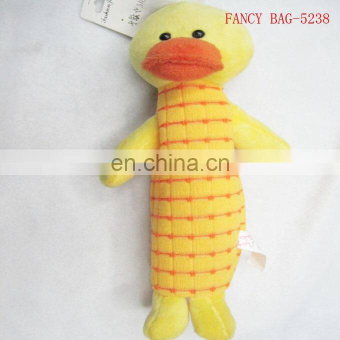 Custom Lovely Yellow duck shaped Pencil Bag cheap Wholesale