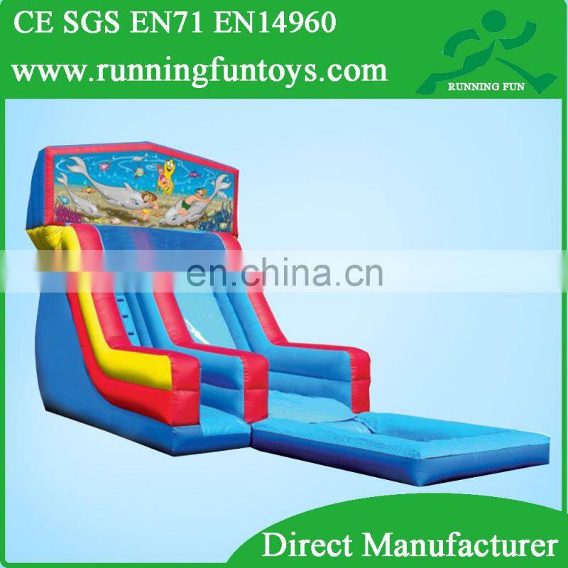 giant inflatable slides for kids,inflatable pool slide game, dry inflatable slides RF64