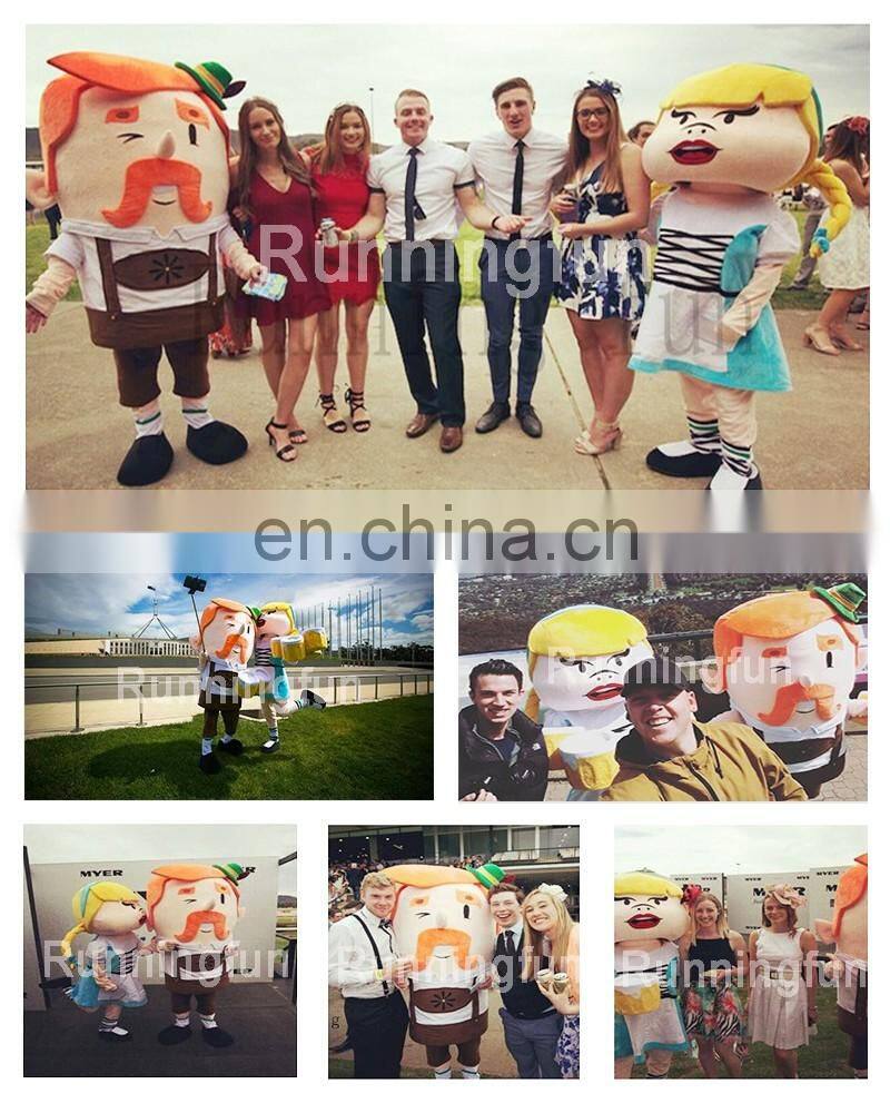 Hot selling CE minion mascot costume,used mascot costumes for sale