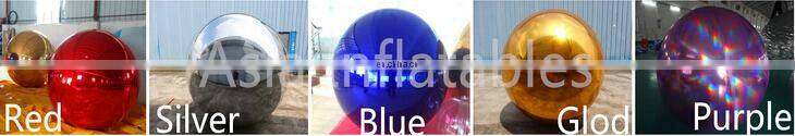 High Quality and Cheap Large PVC Inflatable Mirror Ball/Diso Mirror Ball for Decoration, Advertising