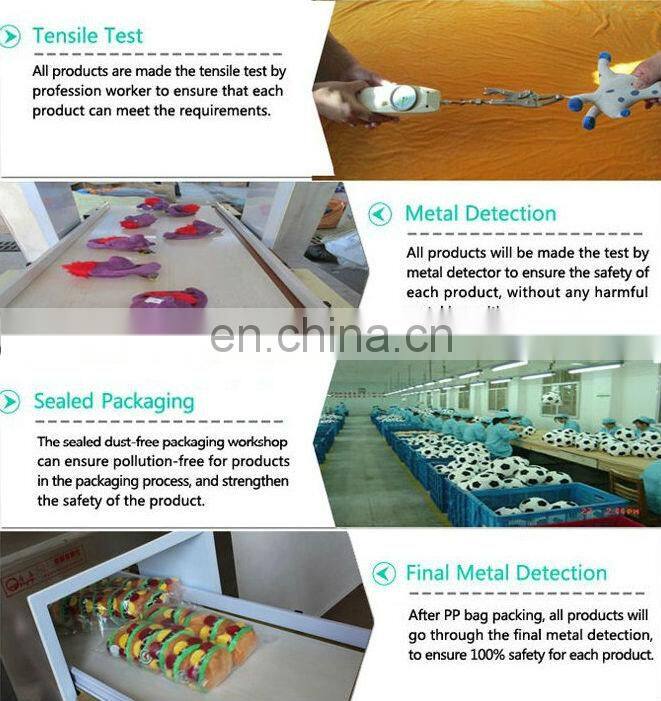 Kids school plush animal backpacks with removable toy