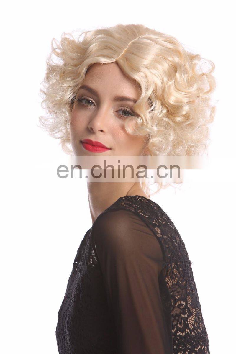 Carnival hollywood Diva blond short wigs P-W230