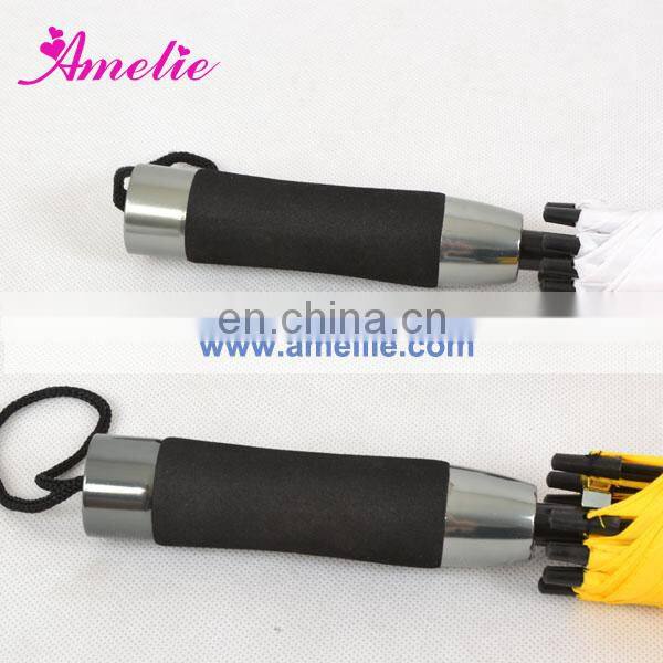 Yellow Straight Customized advertising umbrella